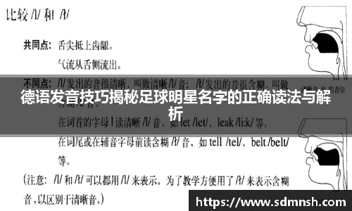 德语发音技巧揭秘足球明星名字的正确读法与解析